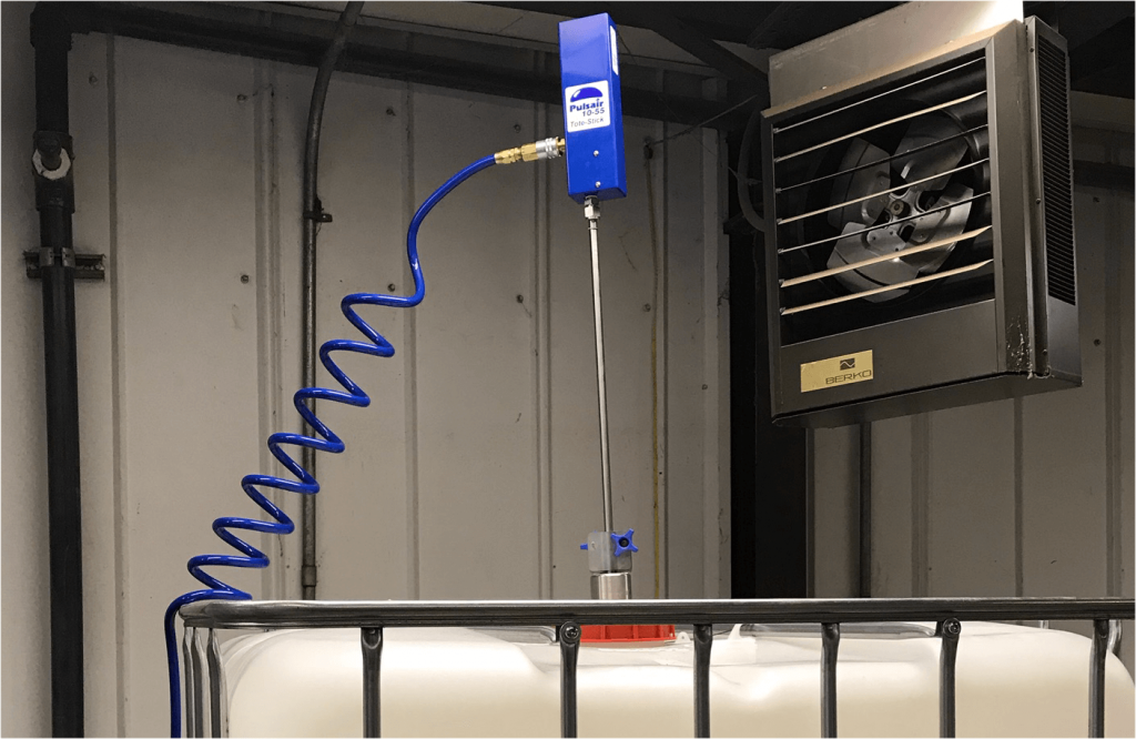 IBC Tote Mixers Industrial Tote Mixing Solutions Pulsair Systems