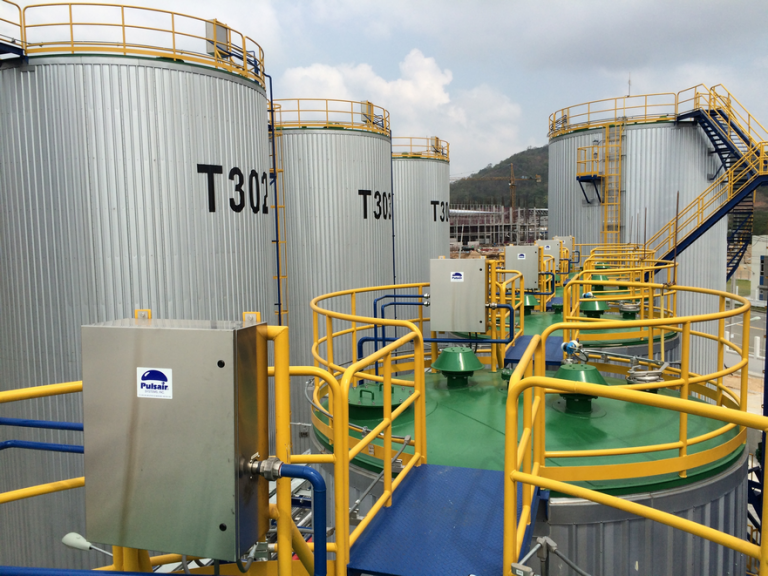 Oil Gas Mixer Chemical Mixing Tank Gas Mixer Pulsair Systems