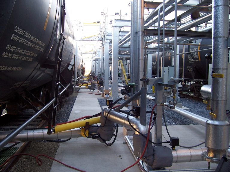 Railcar tank mixer Advanced Blending Solutions Pulsair