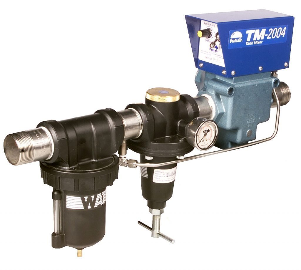 Railcar tank mixer Advanced Blending Solutions Pulsair