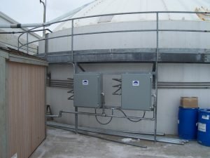wastewater tank mixing